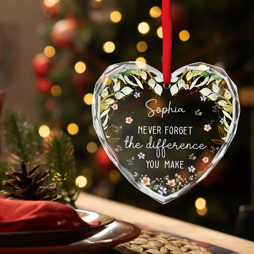 Had A Friend Like You - Personalized Custom Glass Ornament