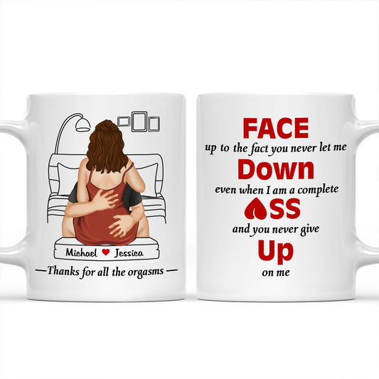 Face Up To The Fact - Personalized Custom Coffee Mug