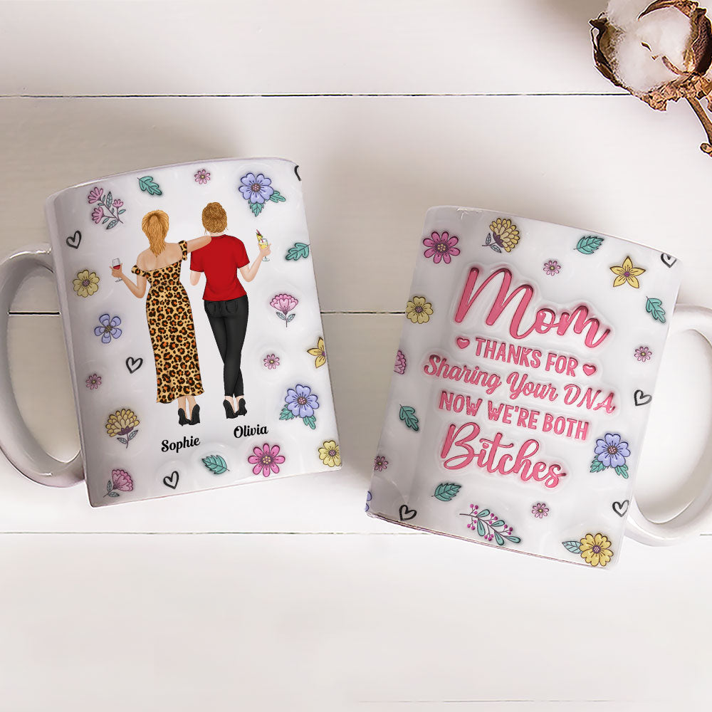 Funny For Mom - Personalized Custom 3D Inflated Effect Mug