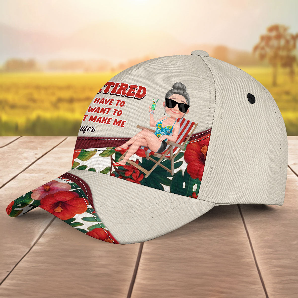 I Am Retired - Personalized Custom Classic Cap