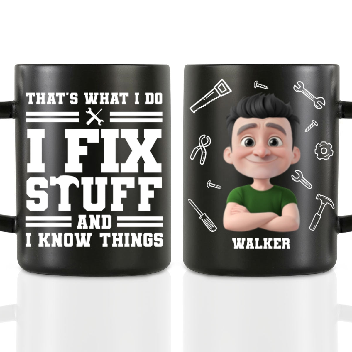 That's What I Do - Personalized Custom Wrench Handle Mug
