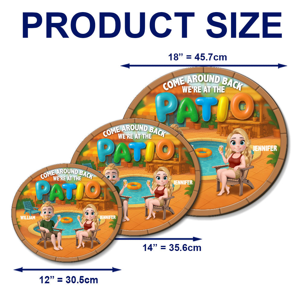 Welcome To Our Pool Paradise- Personalized Custom Wood Sign