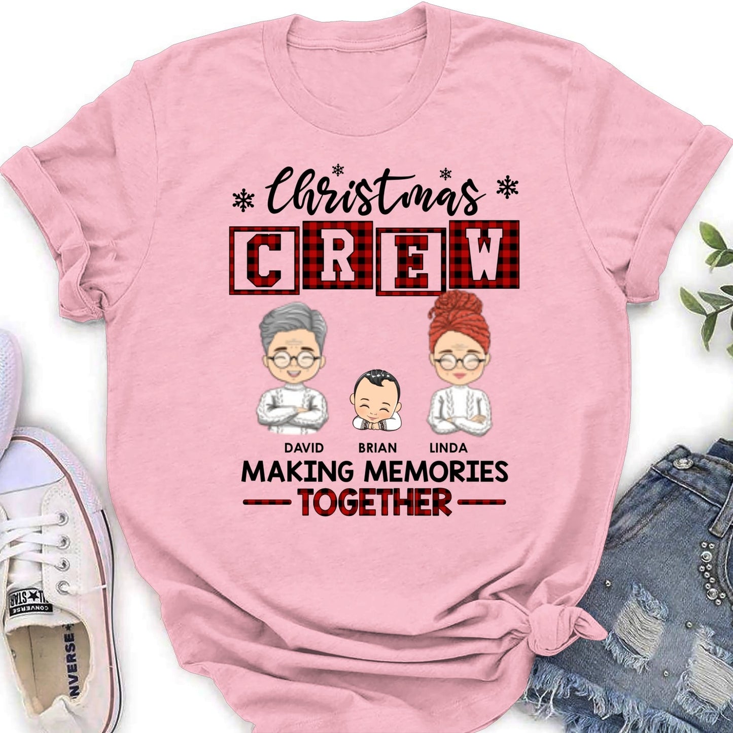 Christmas Crew - Personalized Custom Shirt
