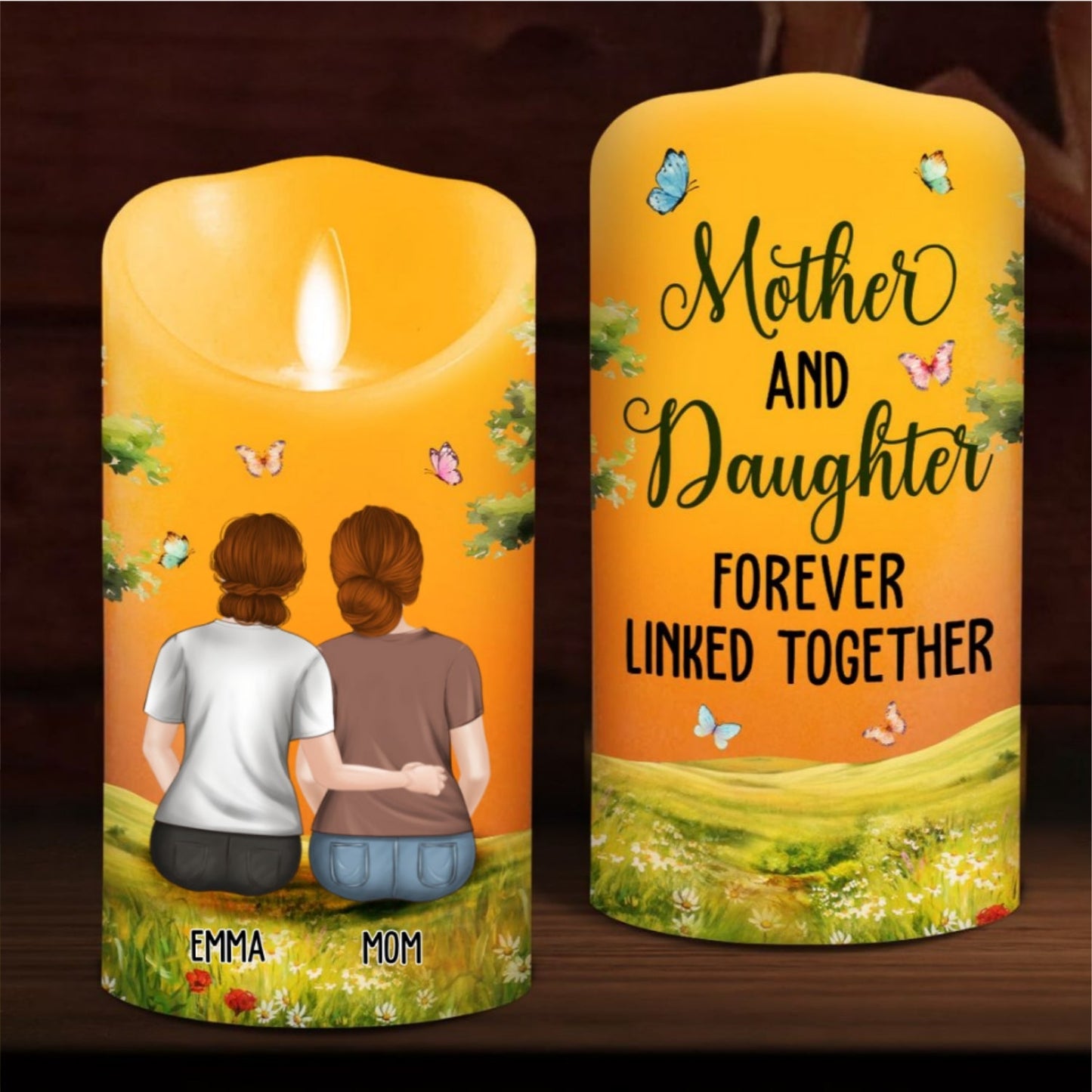 Link Forever - Personalized Custom LED Candle