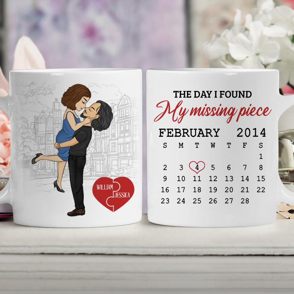 I Found My Piece - Personalized Custom Coffee Mug