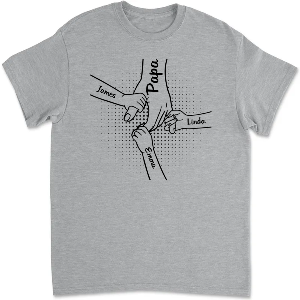 Holding Hands - Personalized Custom Shirt