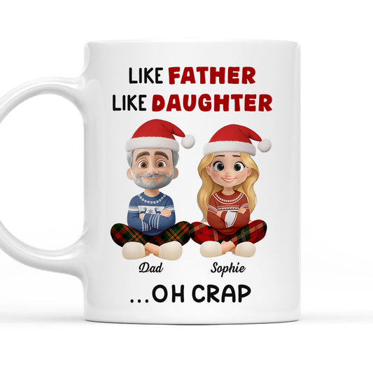 Like Father - Personalized Custom Coffee Mug