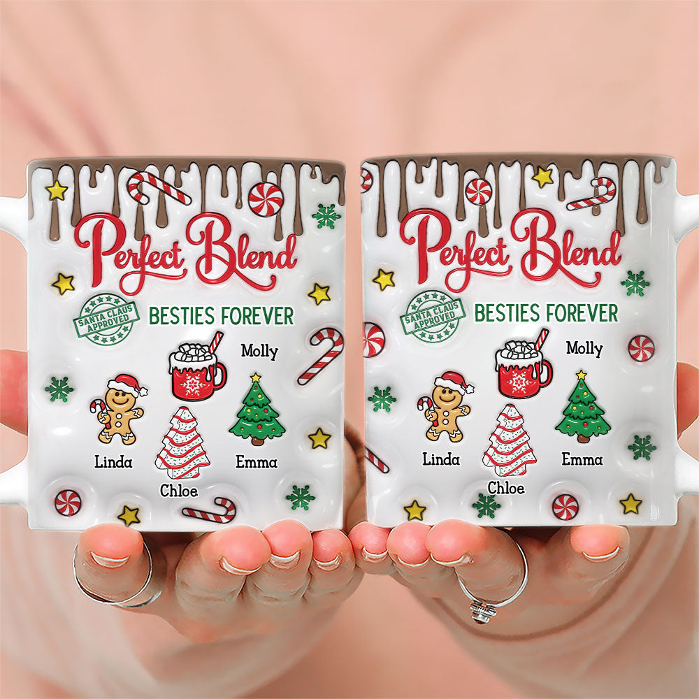 Perfect Blend - Personalized Custom 3D Inflated Effect Coffee Mug