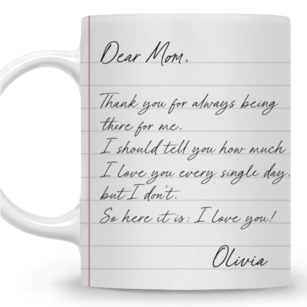 Never Forget That I Love You - Personalized Custom Mug