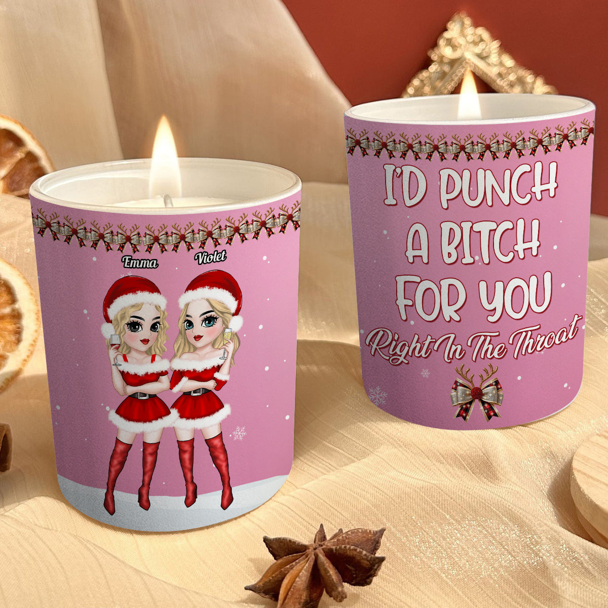 Punch Bitch - Personalized Custom Candle