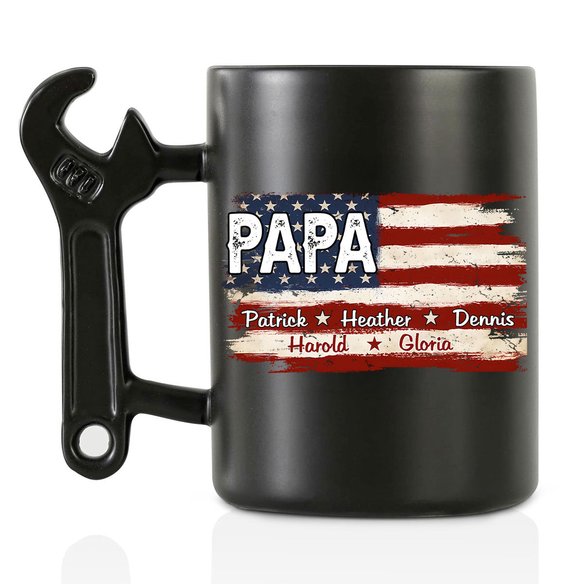 Best Papa Ever â€?Personalized Custom Wrench Handle Mug