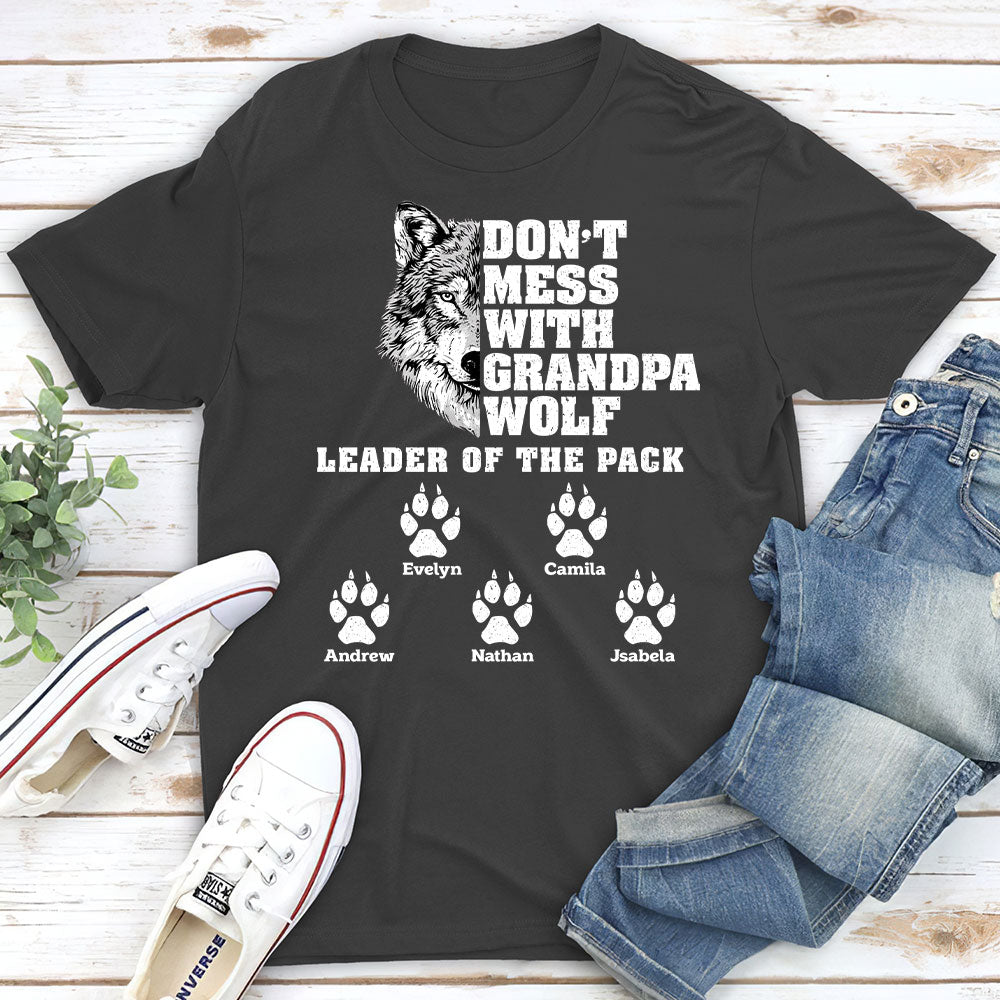 Papa Wolf - Personalized Custom Shirt