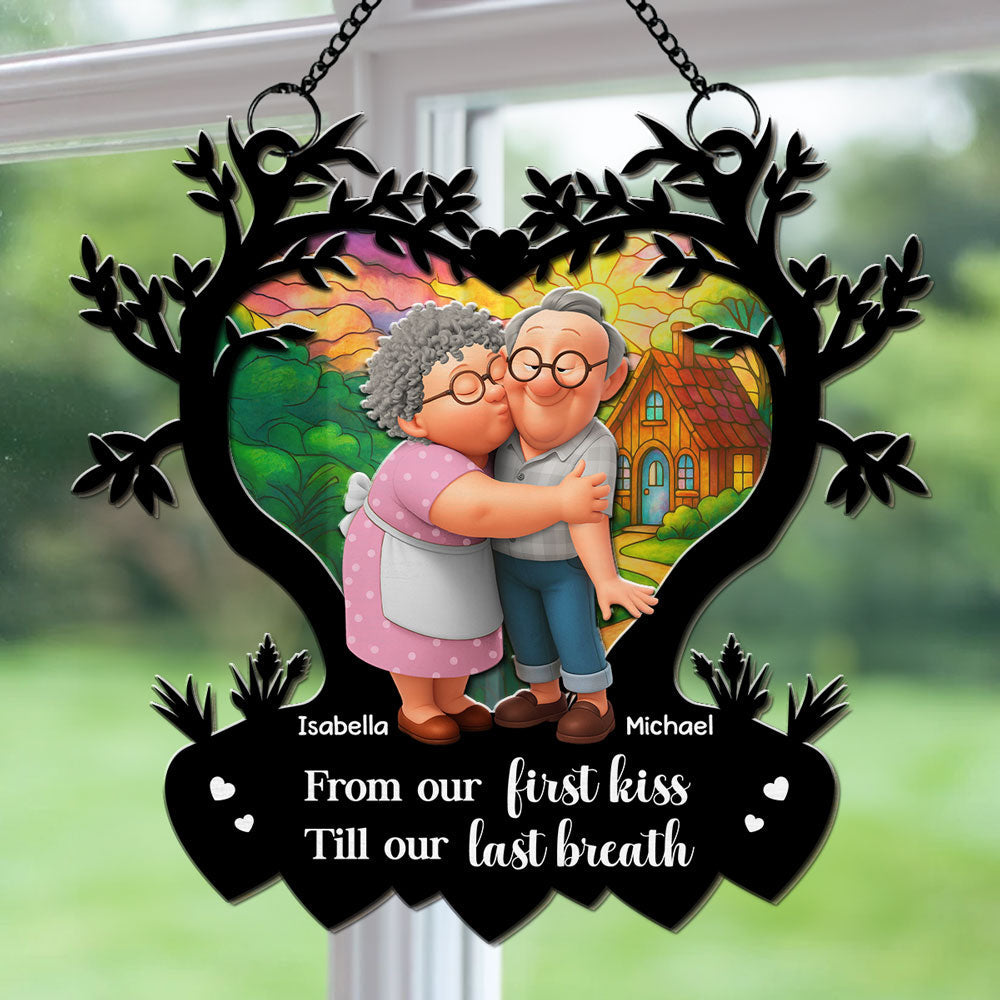Grow Old With You - Personalized Custom Suncatcher