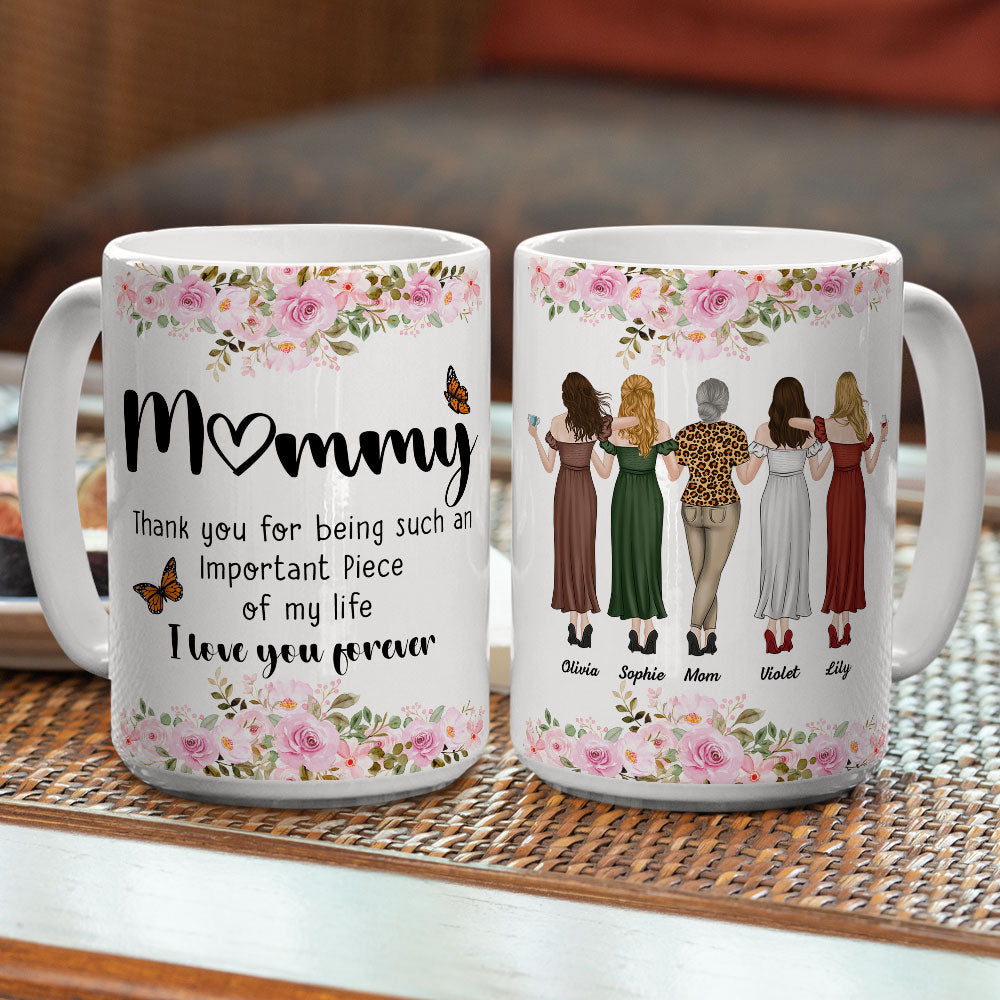 Mom I Love You Forever - Personalized Custom Coffee Mug