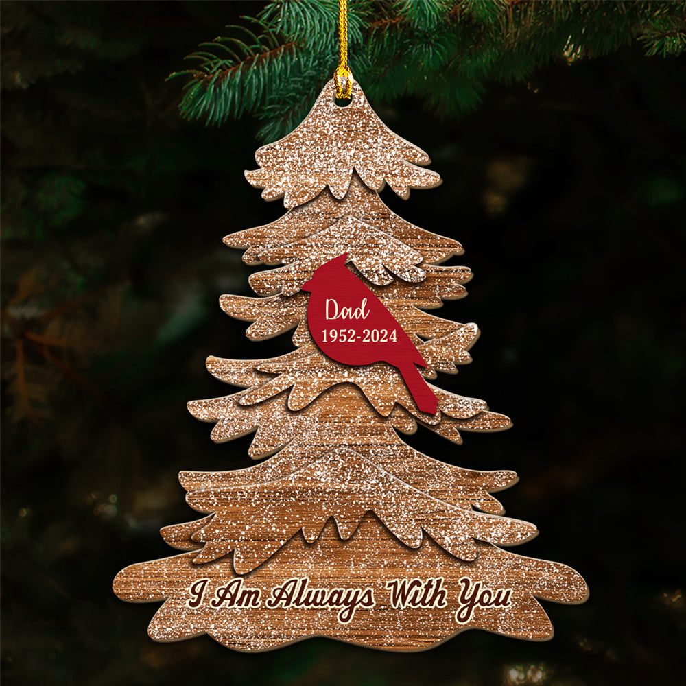 In Loving Memory - Personalized Custom Wood Ornament
