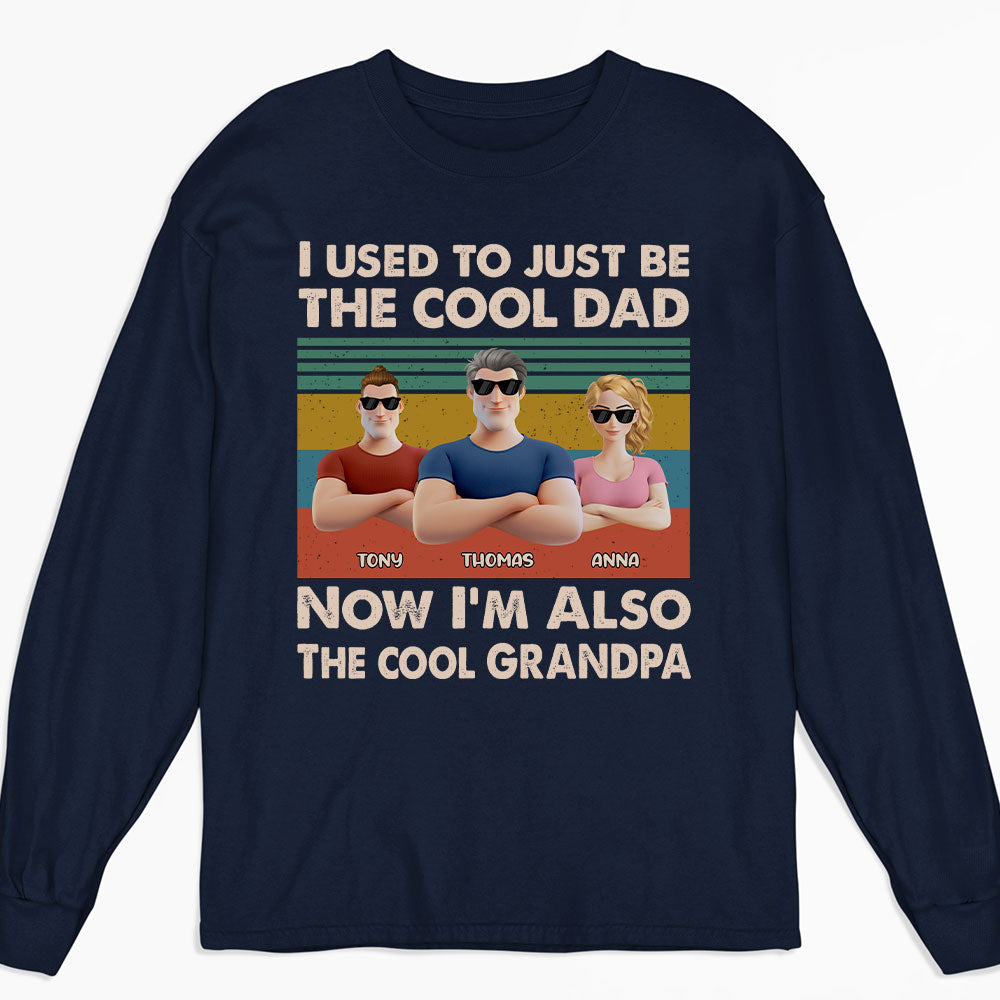 From Dad To Grandpa With Love - Personalized Custom Shirt