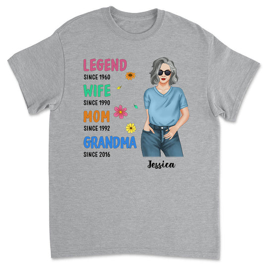 The Legend - Personalized Custom Unisex T-shirt
