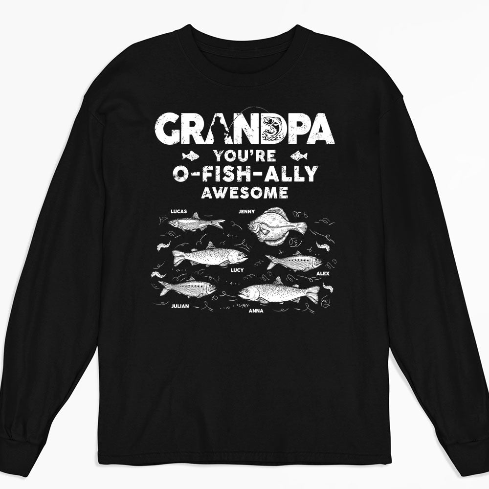 Dad Ofishally Awesome - Personalized Custom Shirt