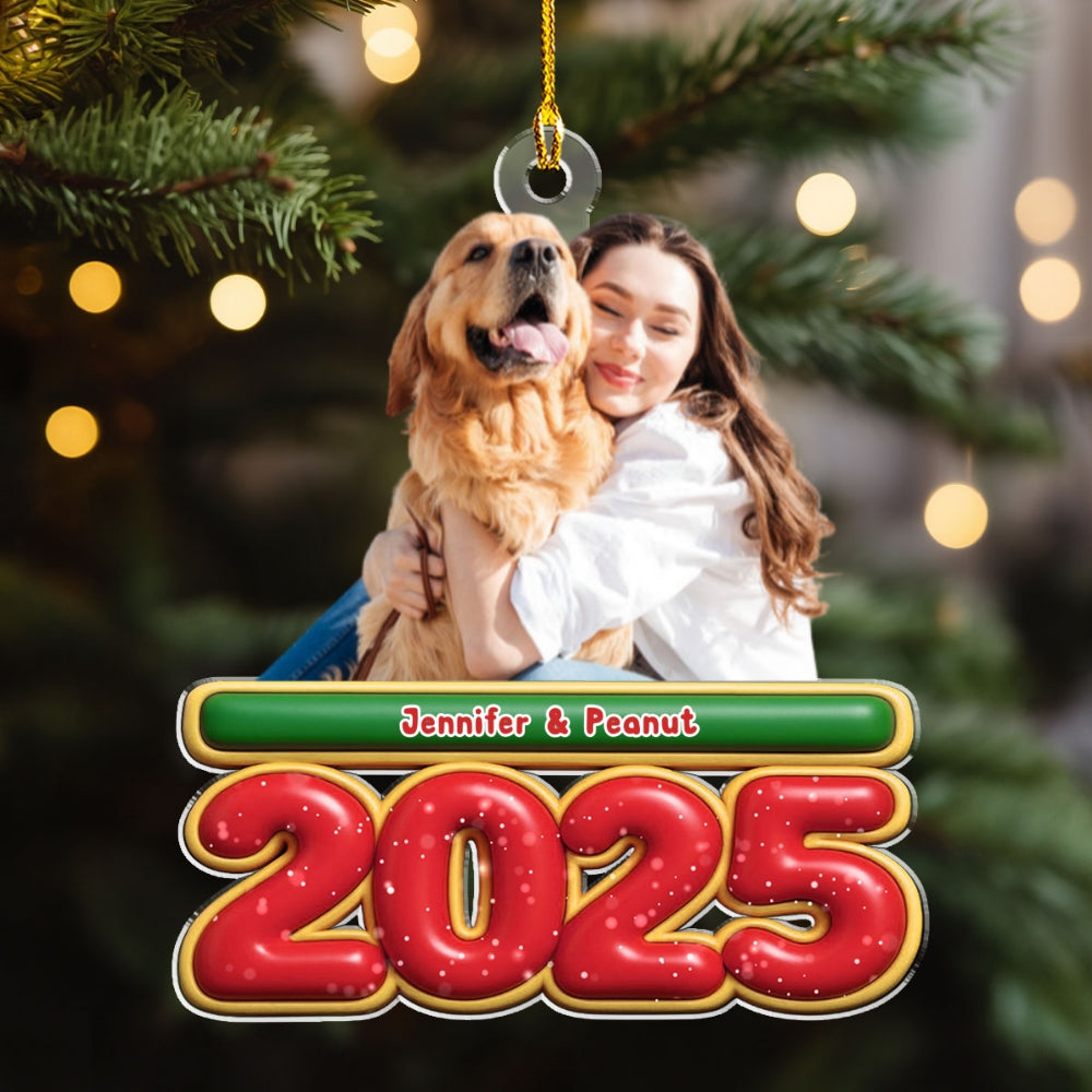 My Kids Is Here Photo - Personalized Custom Acrylic Ornament