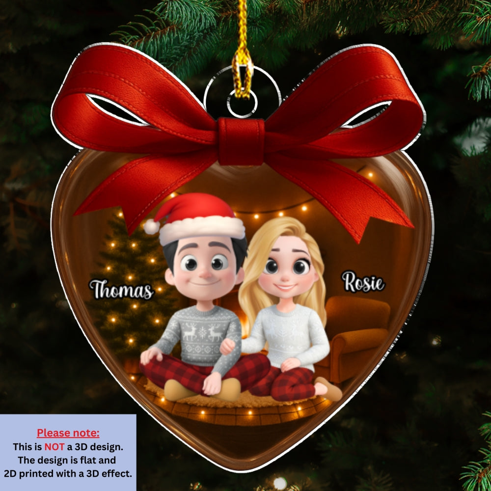 Love You Forever Version 2 - Personalized Custom Acrylic Ornament
