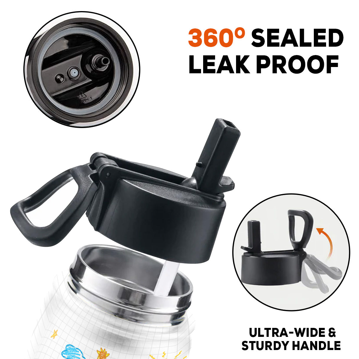 I Am Ready To Crush School - Personalized Custom Kids Water Bottle