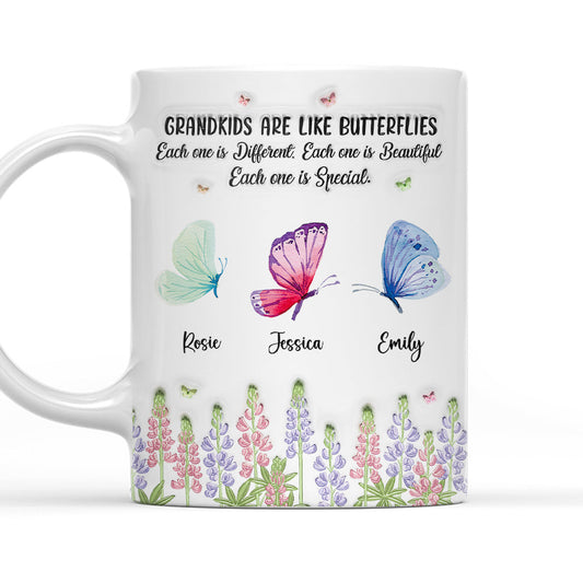 Grandchildren Make Life More Colorful - Personalized Custom 3D Inflated Effect Mug