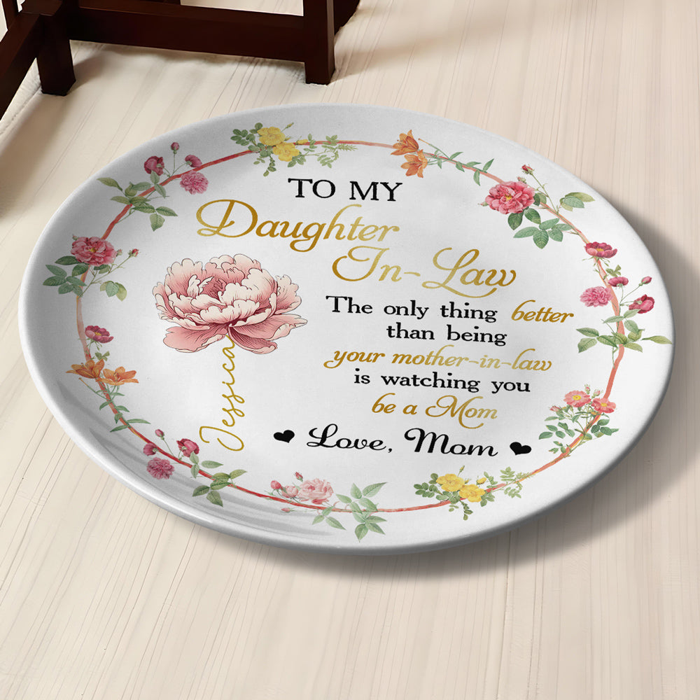 Love My Daughter In Law - Personalized Custom Plate