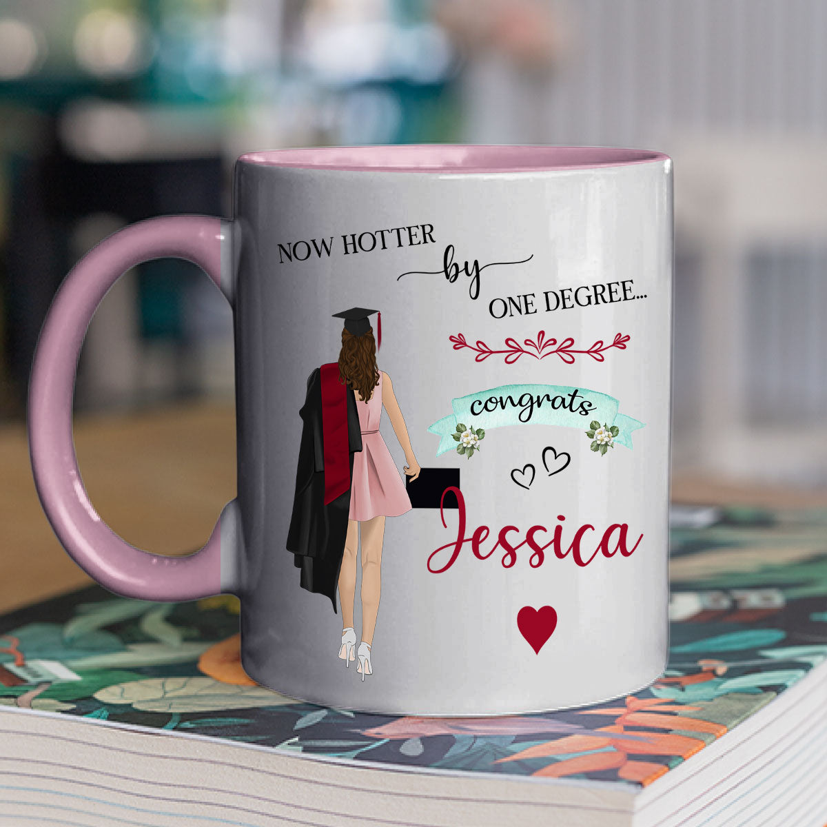 Confidence Makes Dreams Come True - Personalized Custom Accent Mug