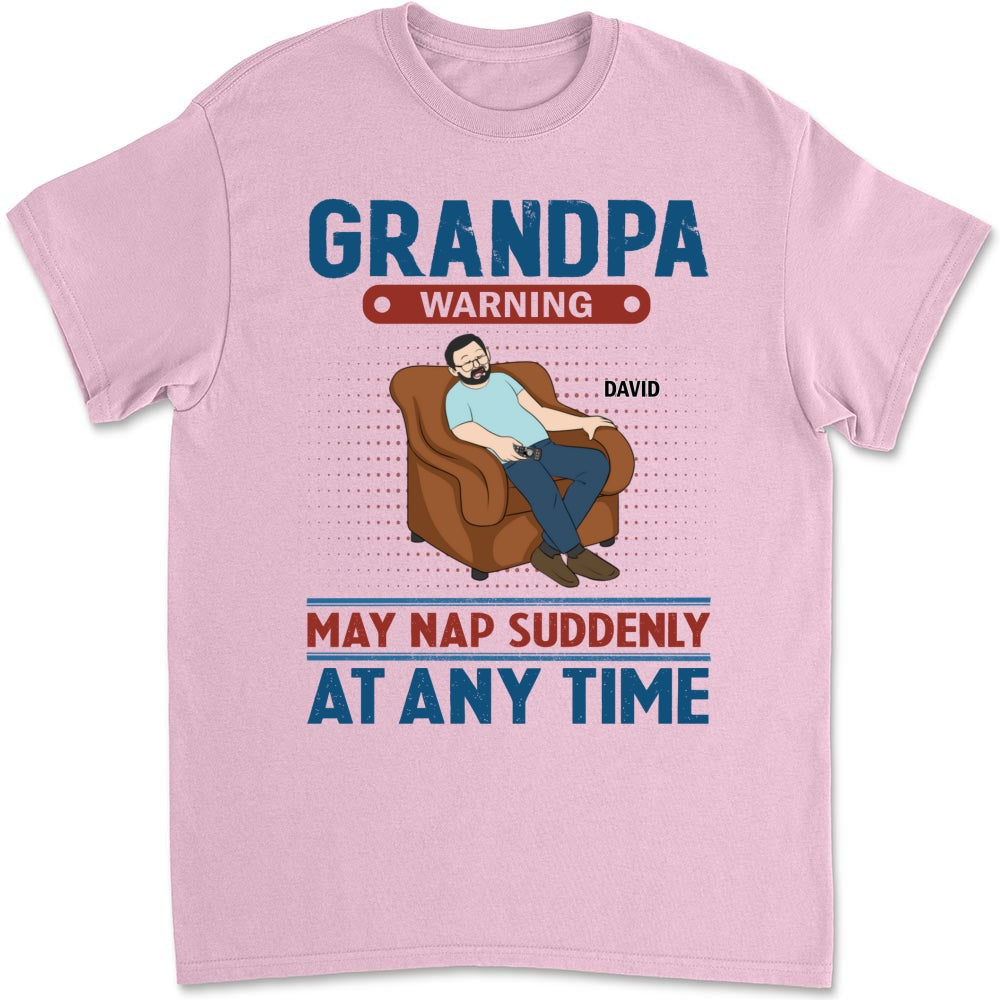 Nap At Anytime - Personalized Custom Shirt