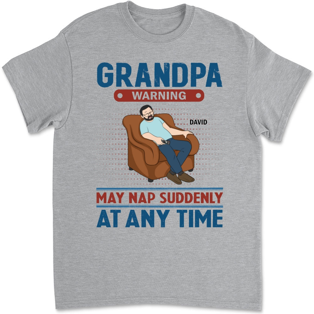 Nap At Anytime - Personalized Custom Shirt