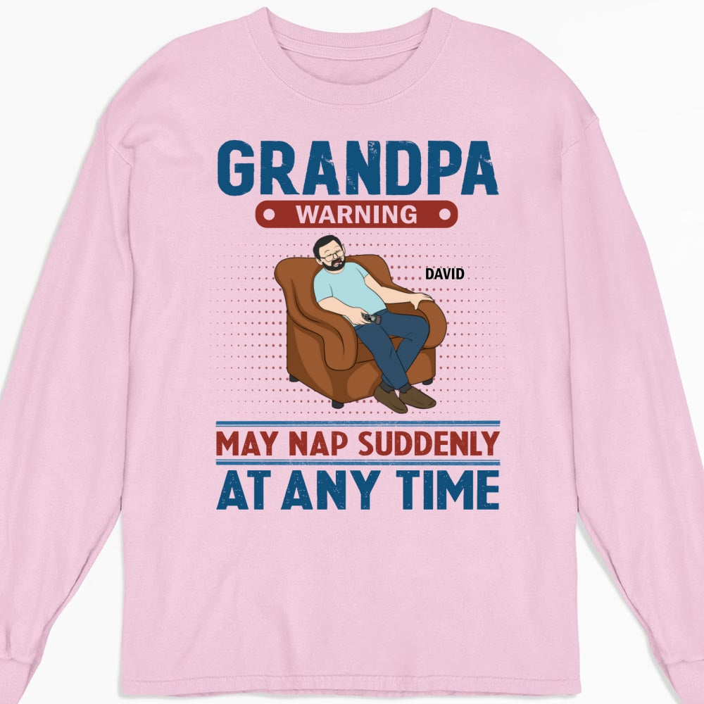 Nap At Anytime - Personalized Custom Shirt