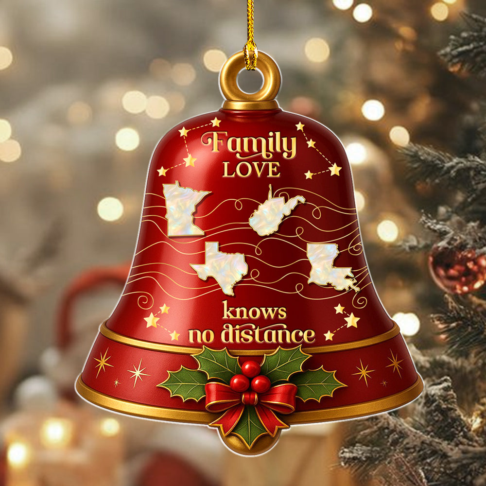 Family Reunion Christmas - Personalized Custom Acrylic Ornament