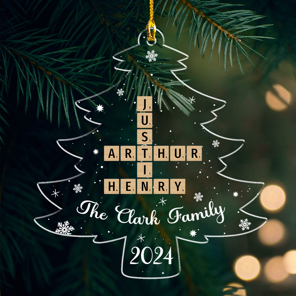 The Greatest Christmas Tree - Personalized Custom Acrylic Ornament