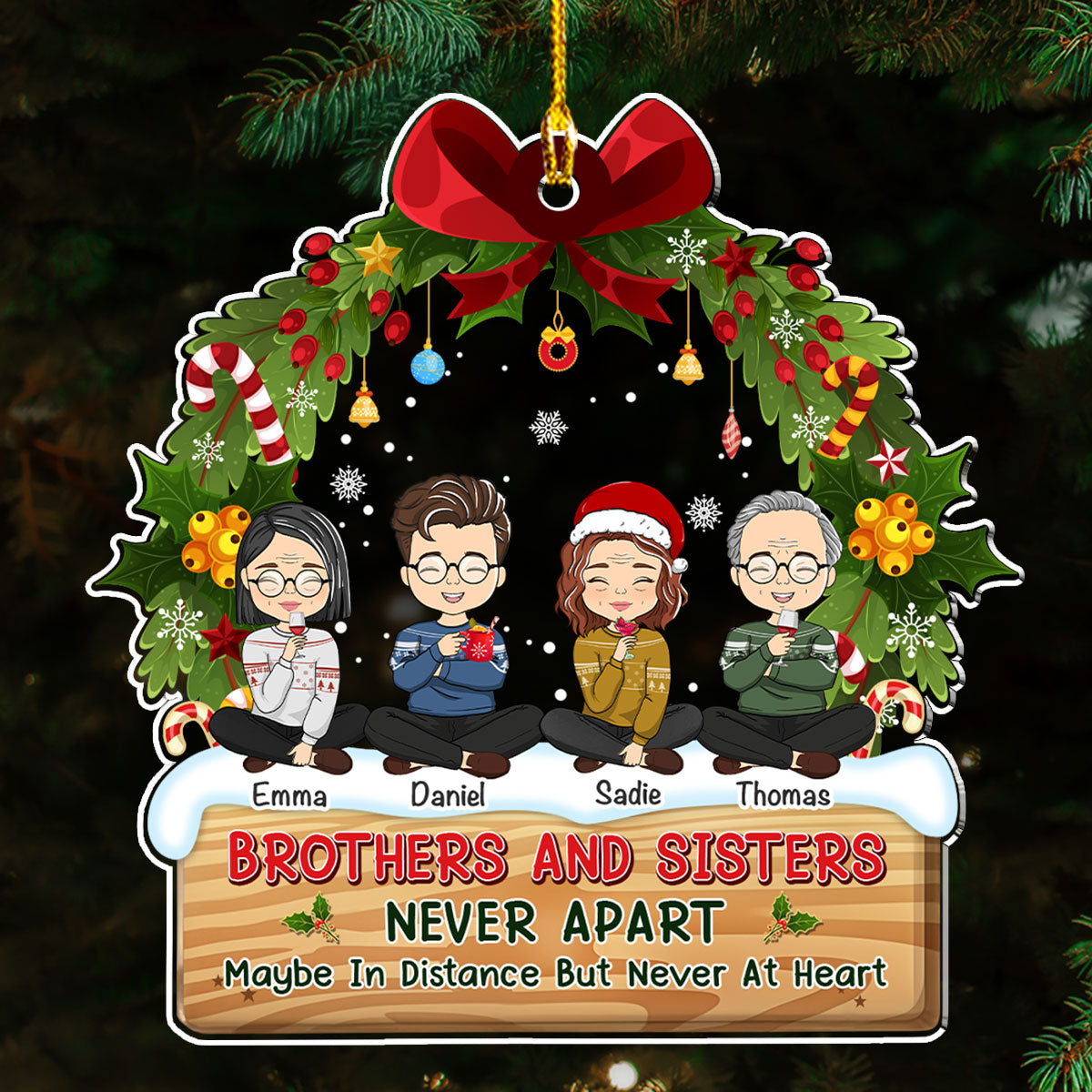 My 1st Christmas In My Forever Home - Personalized Custom Acrylic Ornament