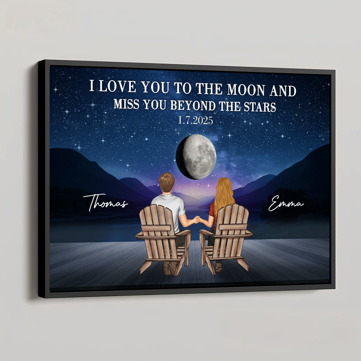 Love Endless As The Stars - Personalized Custom Poster