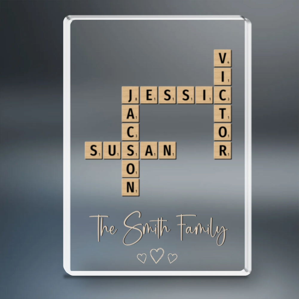 A Family Is A Gift That Lasts Forever - Personalized Custom Acrylic Plaque