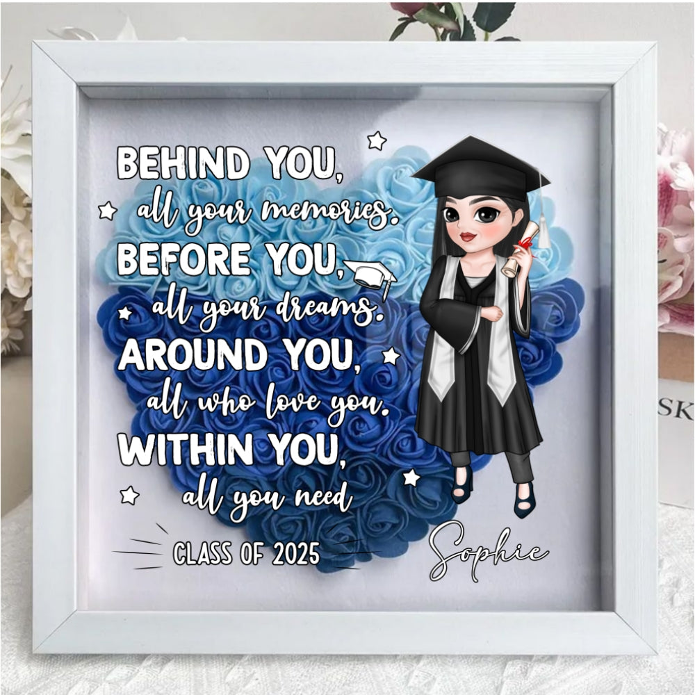 All Your Memories - Personalized Custom Flower Shadow Box
