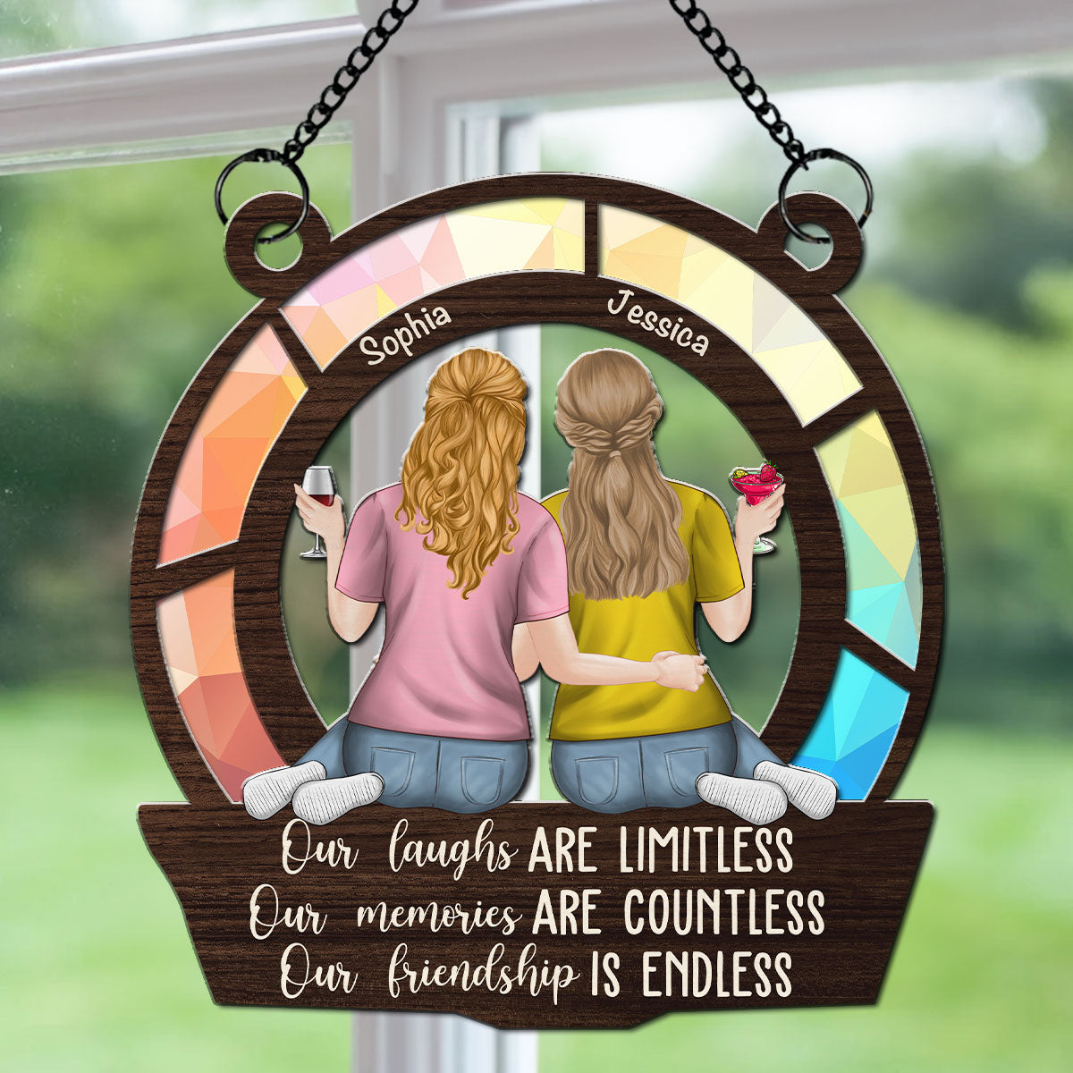 Our Memories Are Countless - Personalized Custom Suncatcher