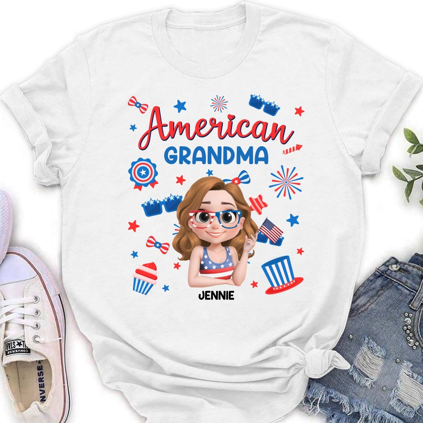 Living Grandma Life - Personalized Custom Shirt