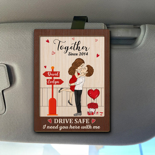 Love You So - Personalized Custom Car Visor Clip