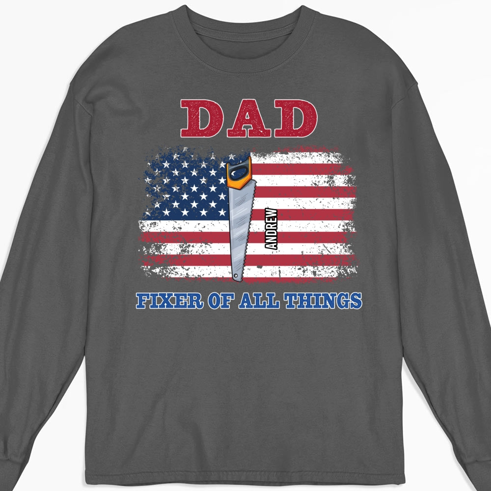 Handy Dad Hero At Home - Personalized Custom Shirt