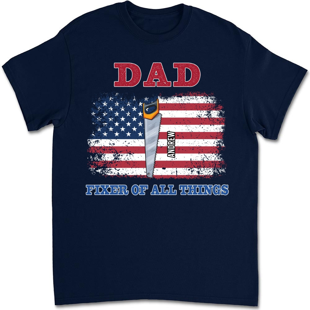 Handy Dad Hero At Home - Personalized Custom Shirt