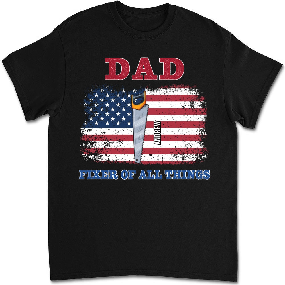 Handy Dad Hero At Home - Personalized Custom Shirt