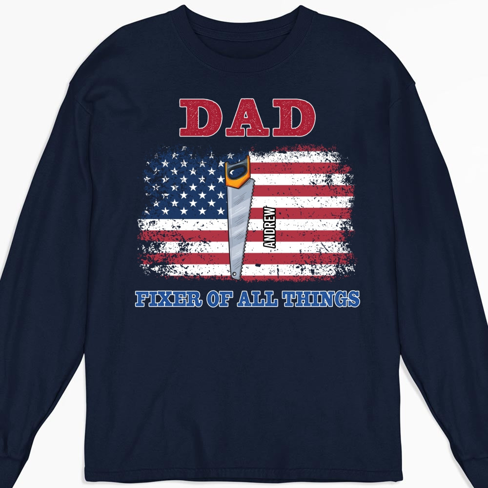 Handy Dad Hero At Home - Personalized Custom Shirt
