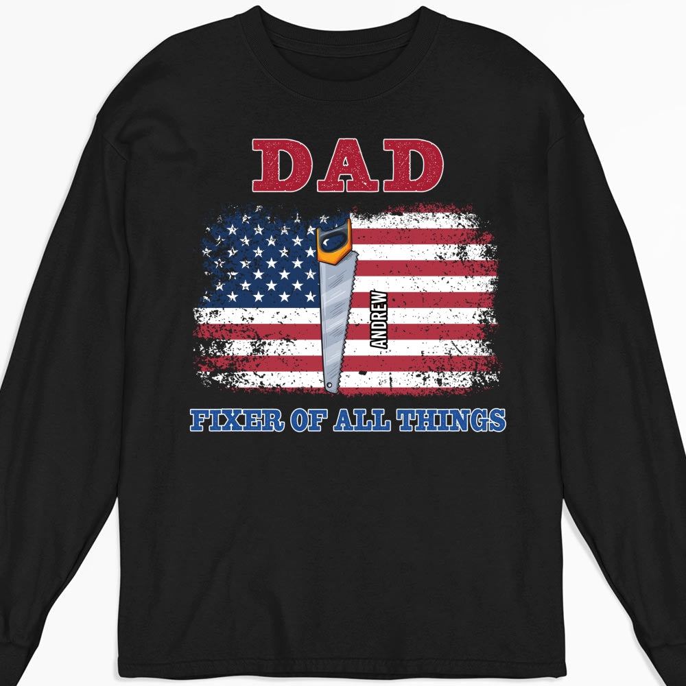 Handy Dad Hero At Home - Personalized Custom Shirt