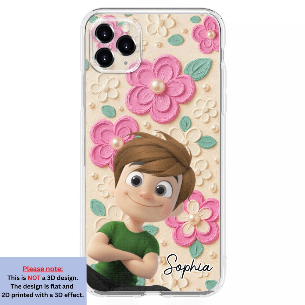 Proud Of Being Grandma Ver 2 - Personalized Custom 3D Effect Phone Case