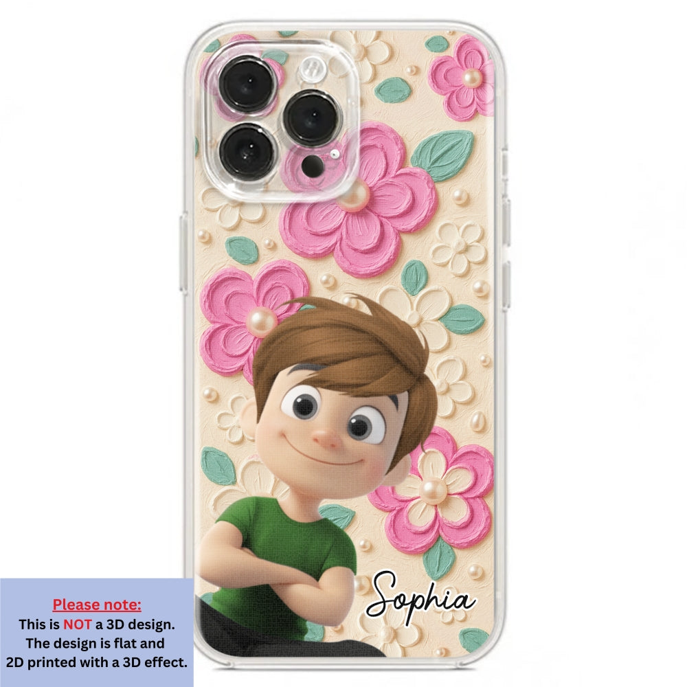 Proud Of Being Grandma Ver 2 - Personalized Custom 3D Effect Phone Case