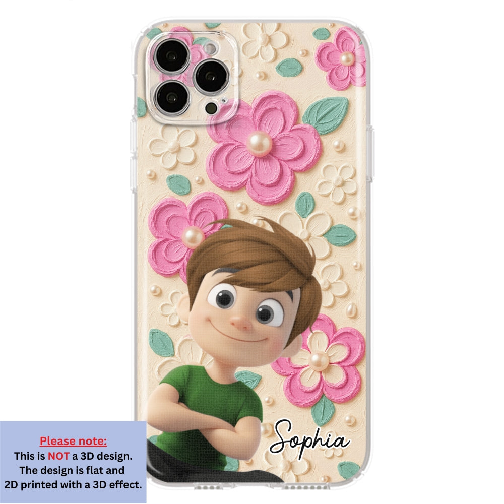 Proud Of Being Grandma Ver 2 - Personalized Custom 3D Effect Phone Case
