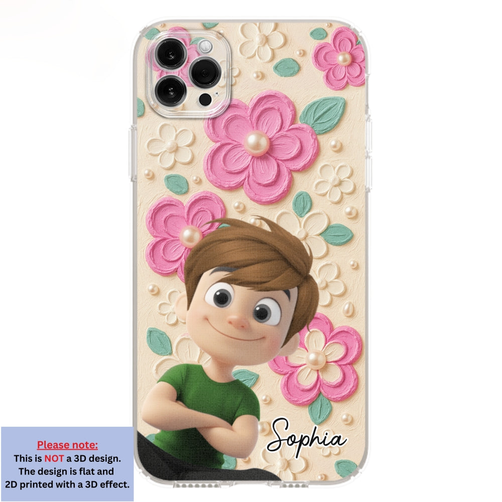 Proud Of Being Grandma Ver 2 - Personalized Custom 3D Effect Phone Case