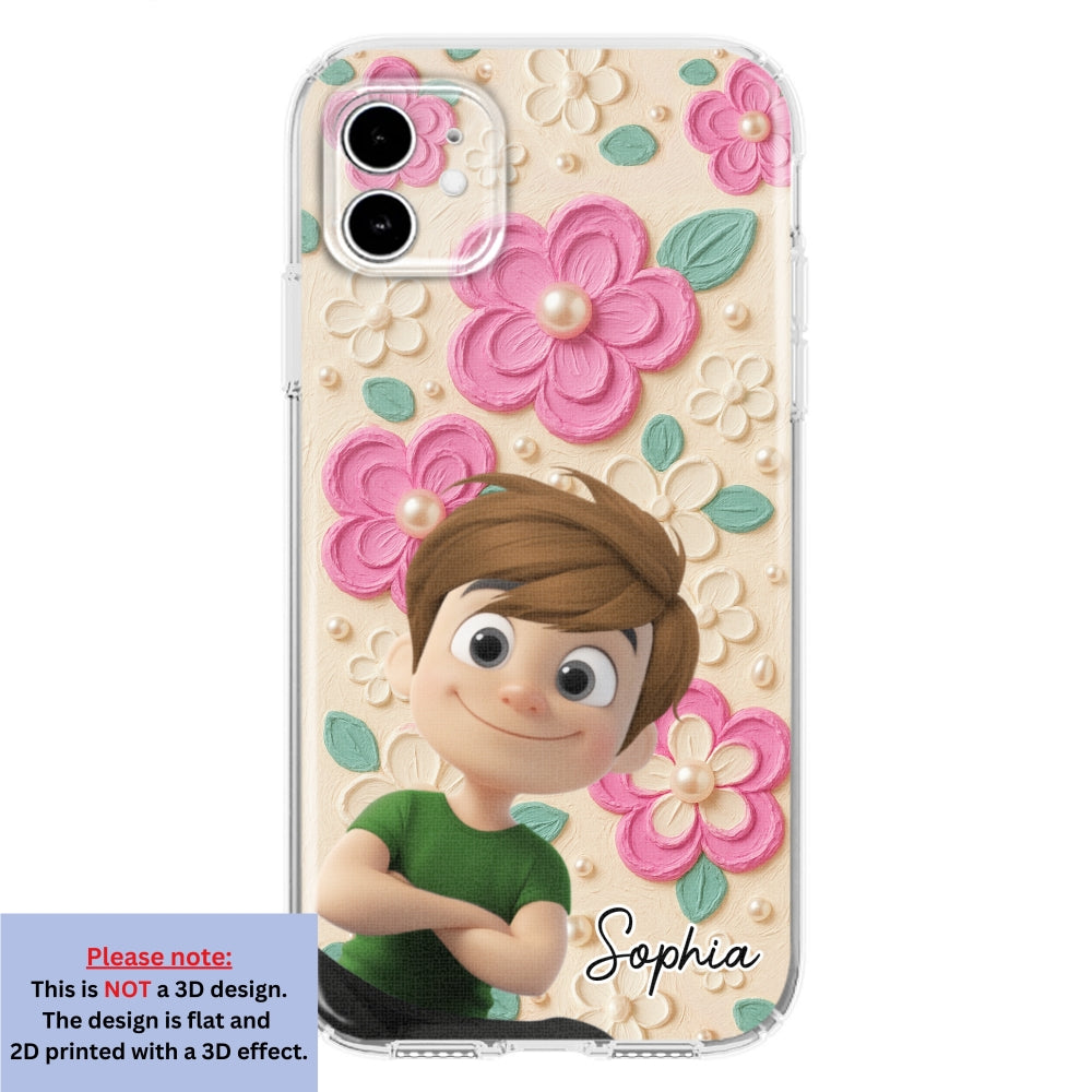 Proud Of Being Grandma Ver 2 - Personalized Custom 3D Effect Phone Case